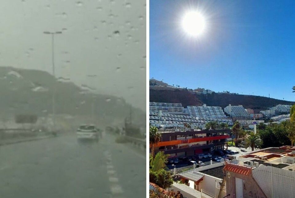 Store kontraster fra sør til nord på Gran Canaria. I kveld tar vinden seg opp. Foto: GranCanariaTV.com/Ann Cathrin El Allaoui