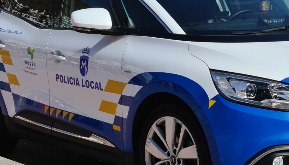 Arkivfoto av Policia Local i Mogán kommune.