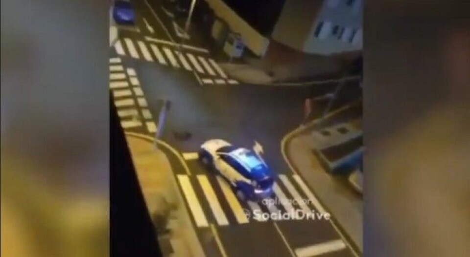 Vill biljakt på Tenerife – krasjet i en vegg