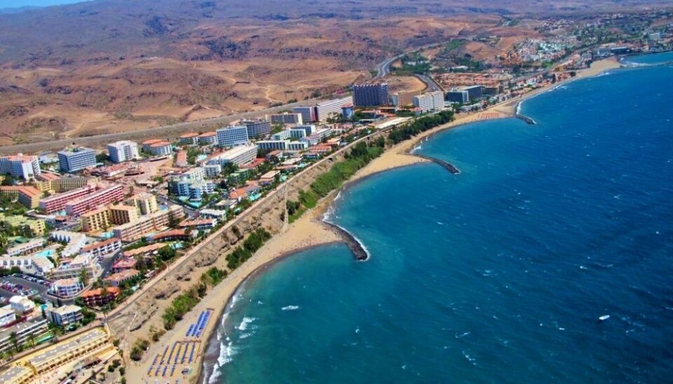 Playa del Inglés på Gran Canaria.