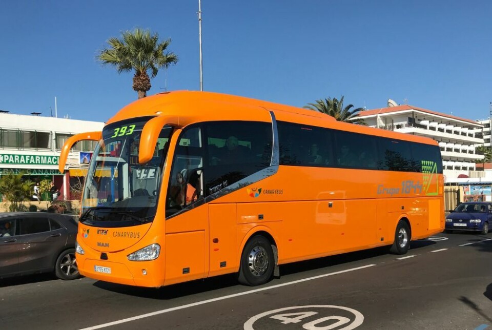 Turist- og skolebussene varsler streik i Las Palmas-provinsen, som omfatter Gran Canaria, Fuerteventura og Lanzarote. Foto: Jarretera/Shutterstock