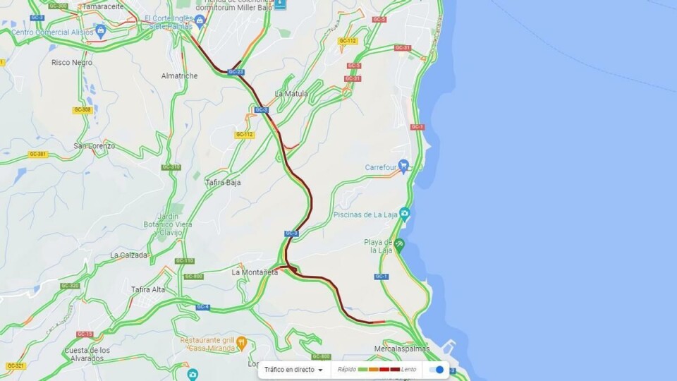 ÅTTE KILOMETER: Så lang var køen ved 18:30-tiden. ÅTTE KILOMETER: Så lang var køen ved 18:30-tiden.