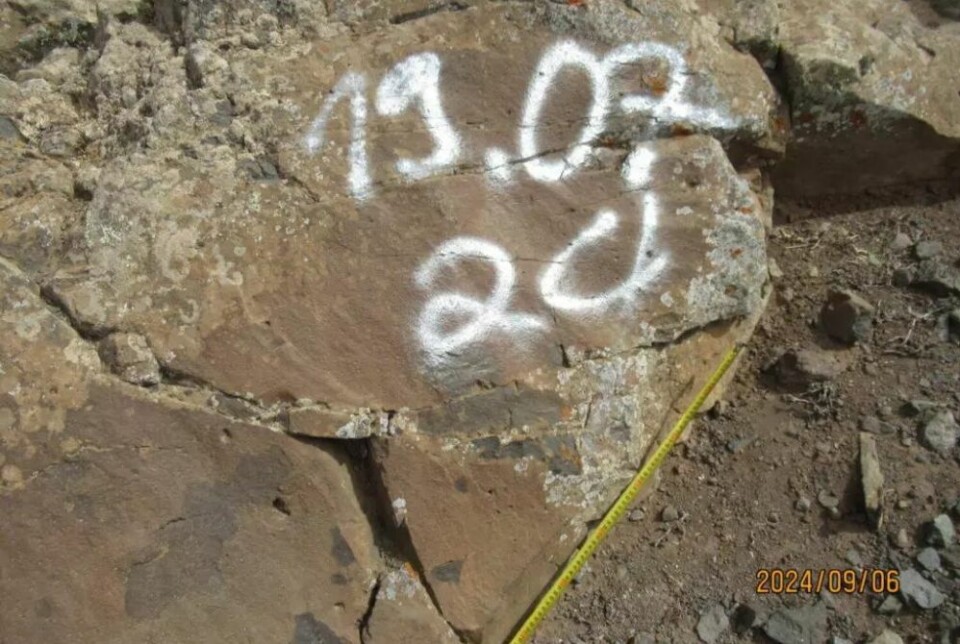 Steinen er en del av et arkeologisk funnsted på Fuerteventura, etter øyas urbefolkning. Foto: Øyrådet Steinen er en del av et arkeologisk funnsted på Fuerteventura, etter øyas urbefolkning. Foto: Øyrådet