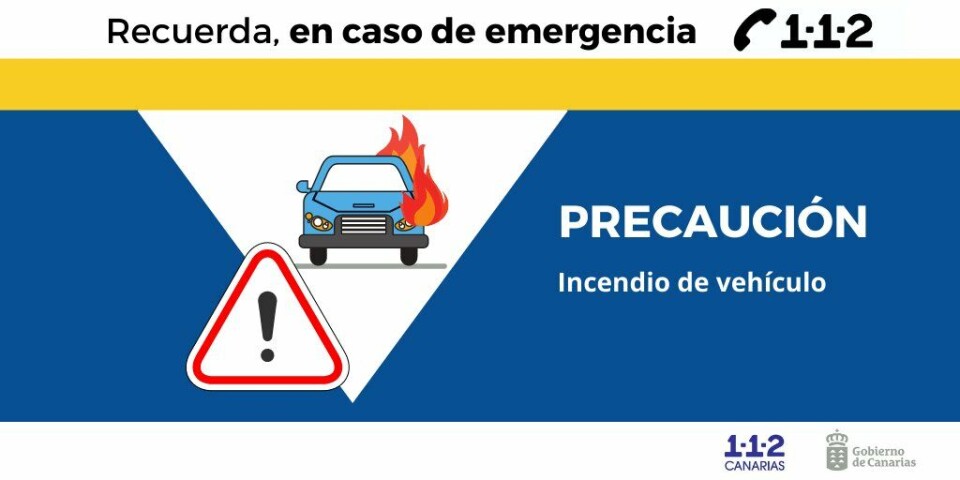 Voldsom bilbrann på GC-1