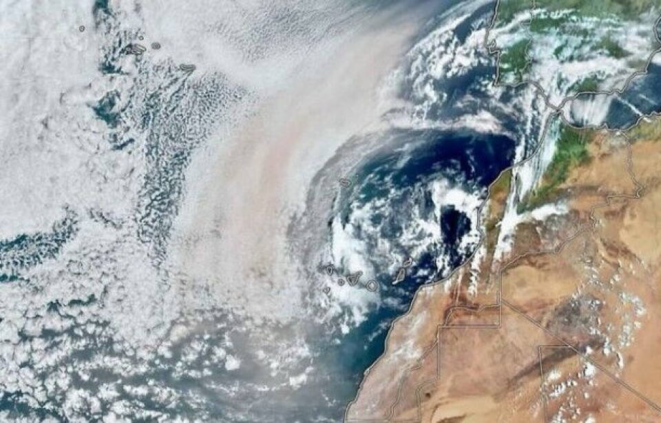 Foto: Copernicus/Satelittfoto av Kanariøyene