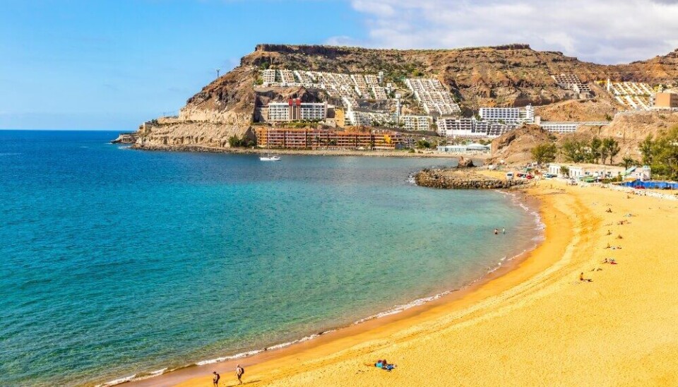 Tauro-stranda sørvest på Gran Canaria.