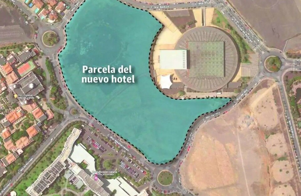 Her kommer det nye luksushotellet i Meloneras. Grafikk: Lopesan