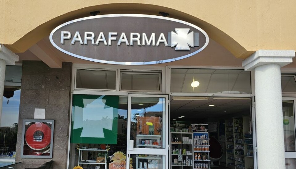 Et parafarmacia i Sonnenland på Gran Canaria.