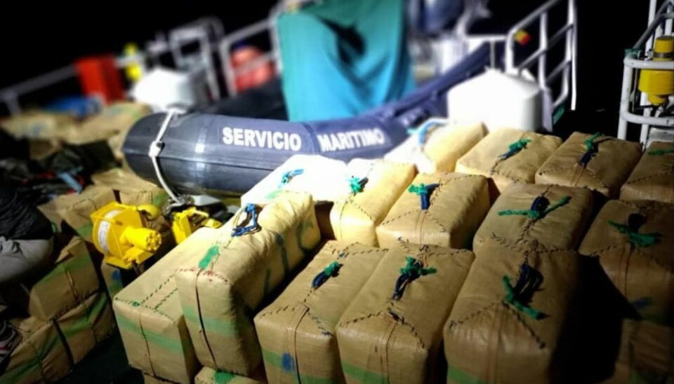 BESLAGLAGT: 4,7 tonn hasj ble stoppet utenfor Gran Canaria. BESLAGLAGT: 4,7 tonn hasj ble stoppet utenfor Gran Canaria.