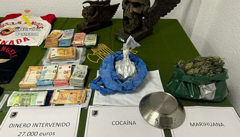 Politiet gjorde store kontantbeslag og narkobeslag under aksjonen.