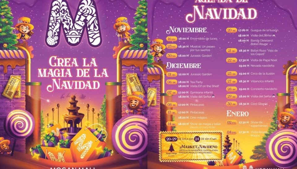 Juleprogrammet på Mogán Mall.