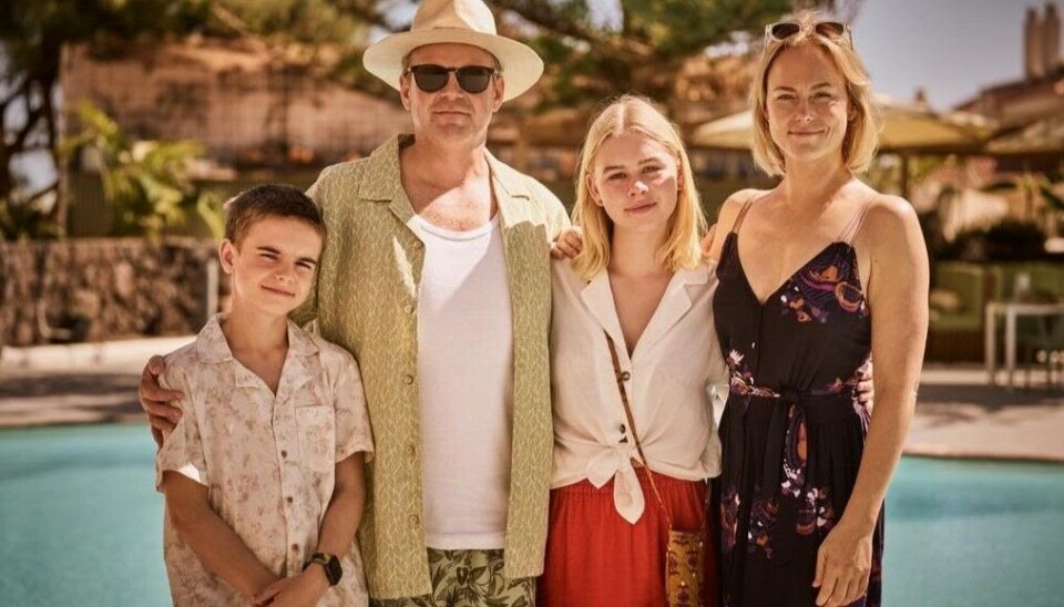 LA PALMA: En norsk familie må evakuere når et voldsomt vulkanutbrudd begynner på La Palma. Foto: IMDB