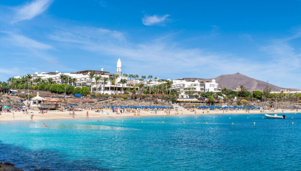 PLAYA BLANCA: En populær destinasjon.