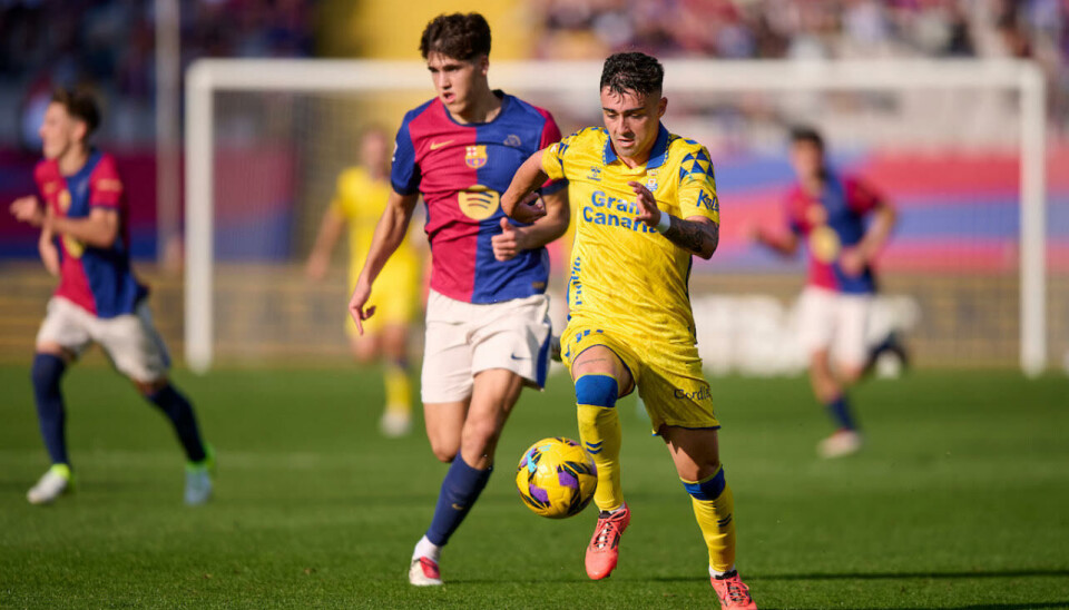OVERRASKET: UD Las Palmas overrasket stort mot den spanske giganten.