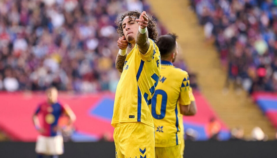 2-1: Fabia Silva scoret 2-1 målet for Las Palmas.