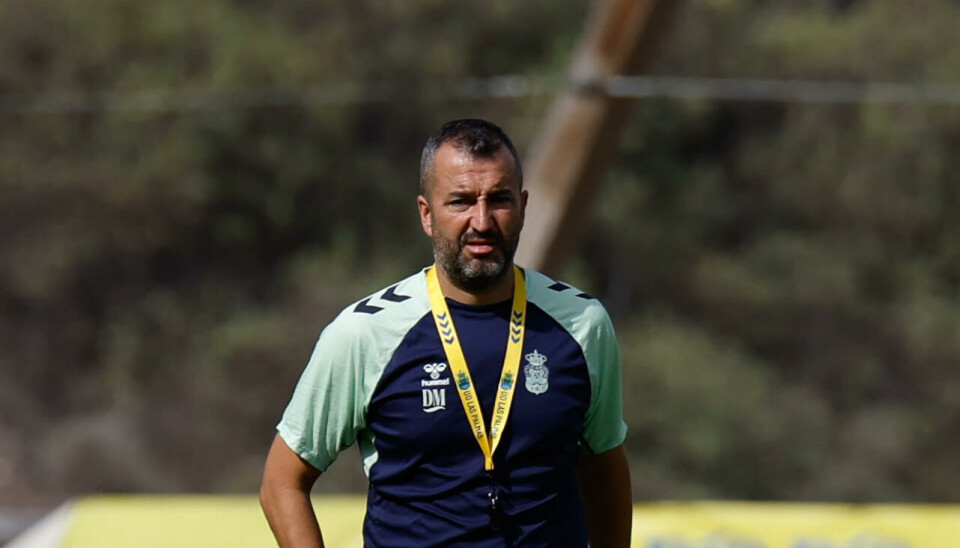 FORNØYD: Las Palmas trener Diego Martinez Penas.