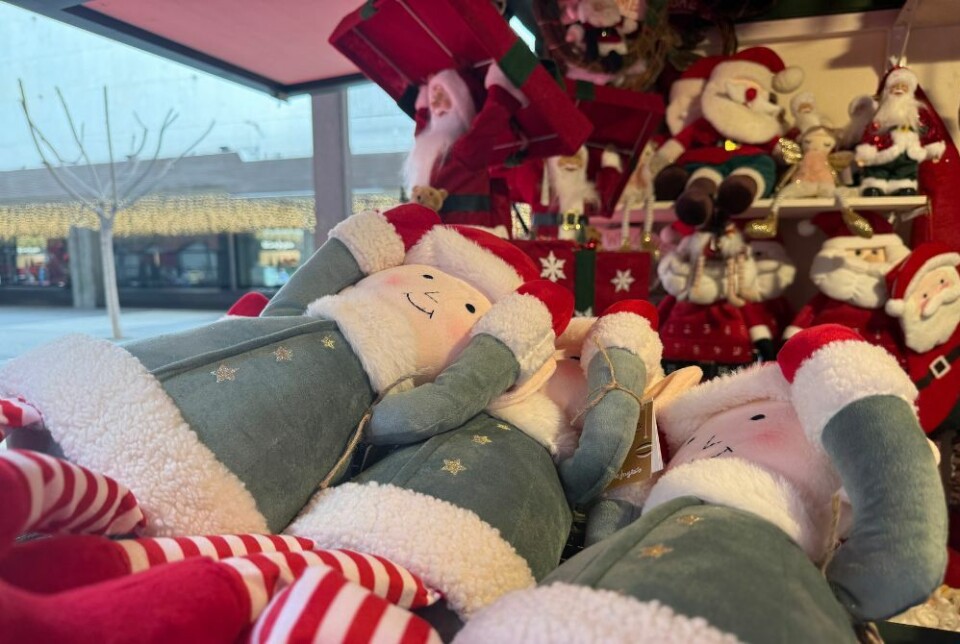 Julemarkedet har boder med julegodsaker på rekke og rad. Her finner du alt fra julepynt til håndlagde produkter og søtsaker.