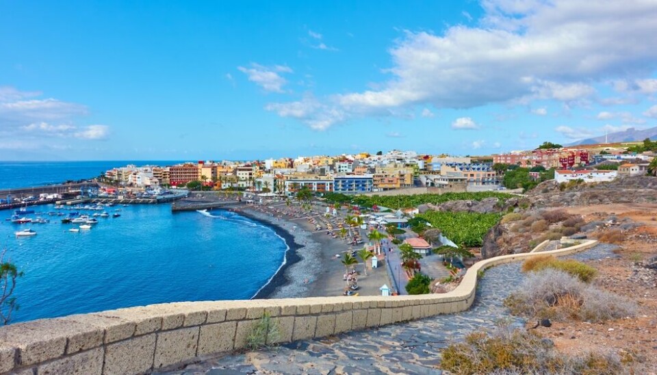 Playa San Juan i Guida de Isora på Tenerife.
