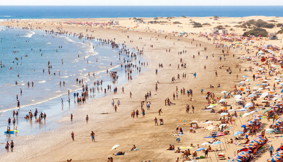 Playa del Inglés på Gran Canaria.