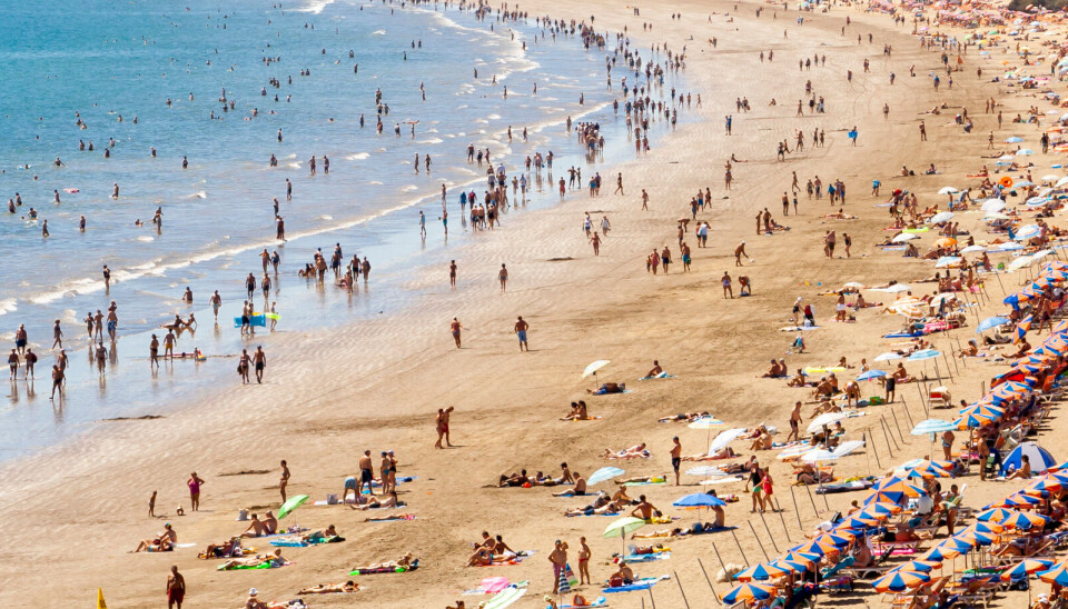Playa del Inglés på Gran Canaria.