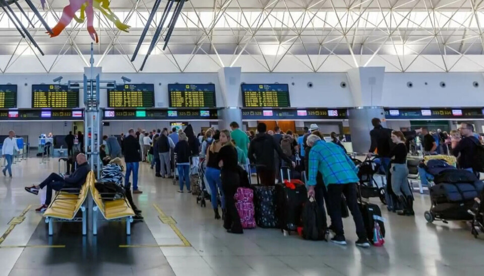 Lange køer på flyplassen på Gran Canaria er ikke uvanlig. I helgene topper det seg ofte.