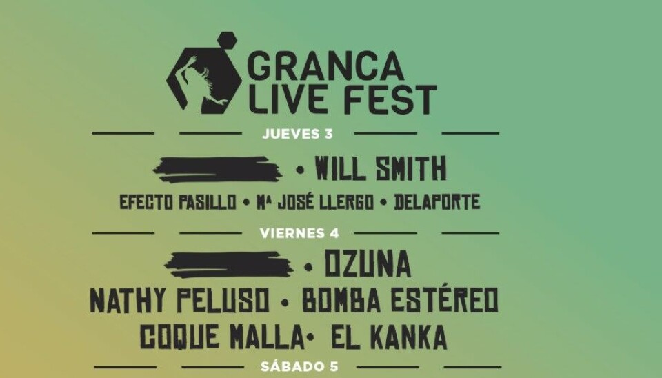 Stjernespekket lineup til Granca Live Fest 2025