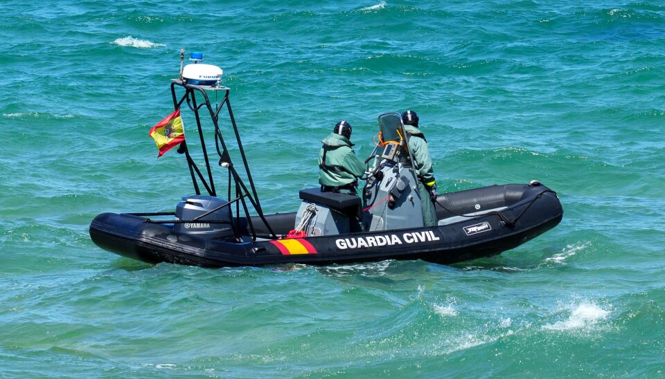 Et arkivfoto av en Guardia Civil-båt.