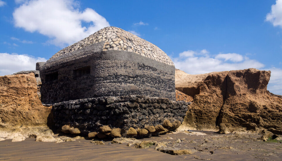 En bunker fra 2. verdenskrig i El Medano på Tenerife.