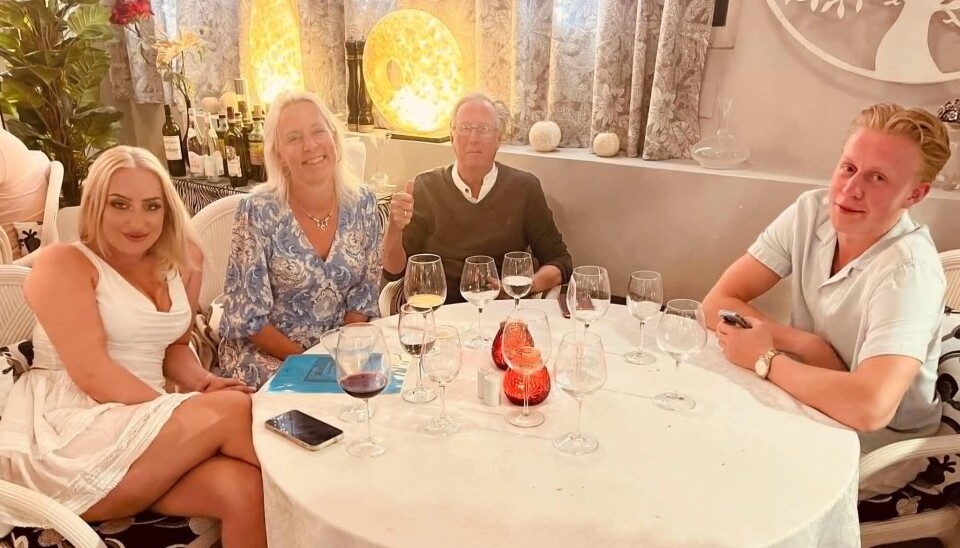 FAMILIEFERIE: Familien Thorvaldsen skulle feire jul og nyttår på Gran Canaria. Turen gikk ikke som planlagt.
