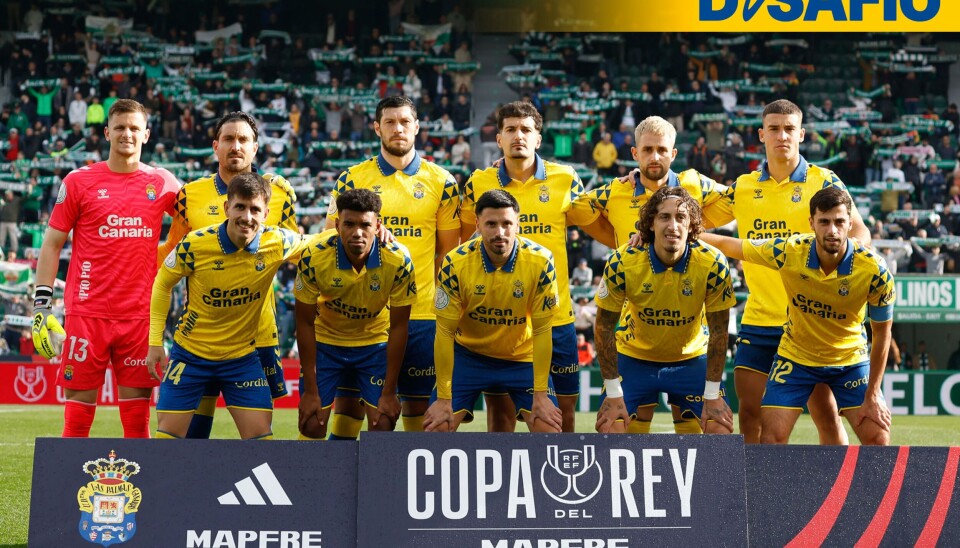 STERKT MANNSKAP: Dette var laget som startet Copa del Rey kampen.