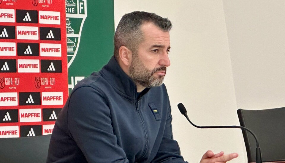 SKUFFET: Diego Martínez var en skuffet mann etter cup-exiten.