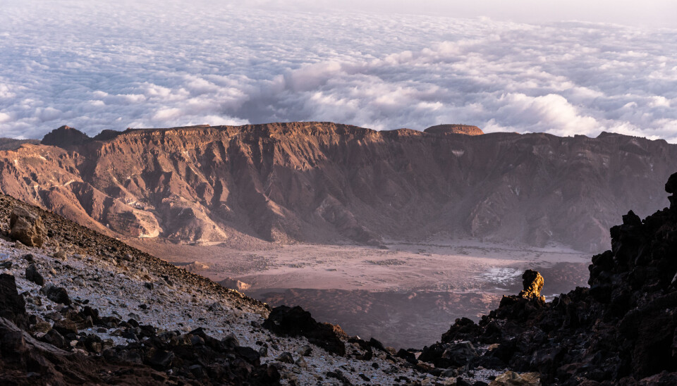 Krateret på Teide.