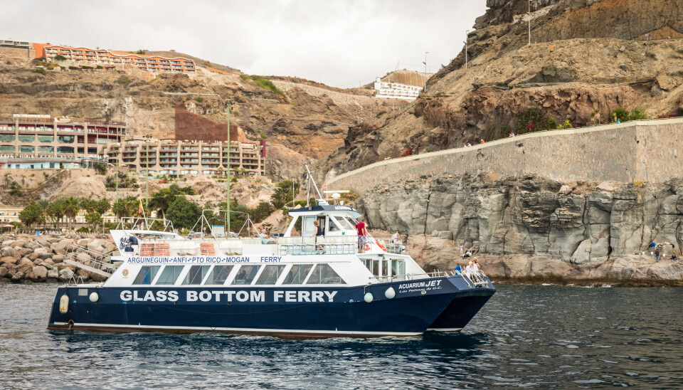 Ferga med glassbunn.