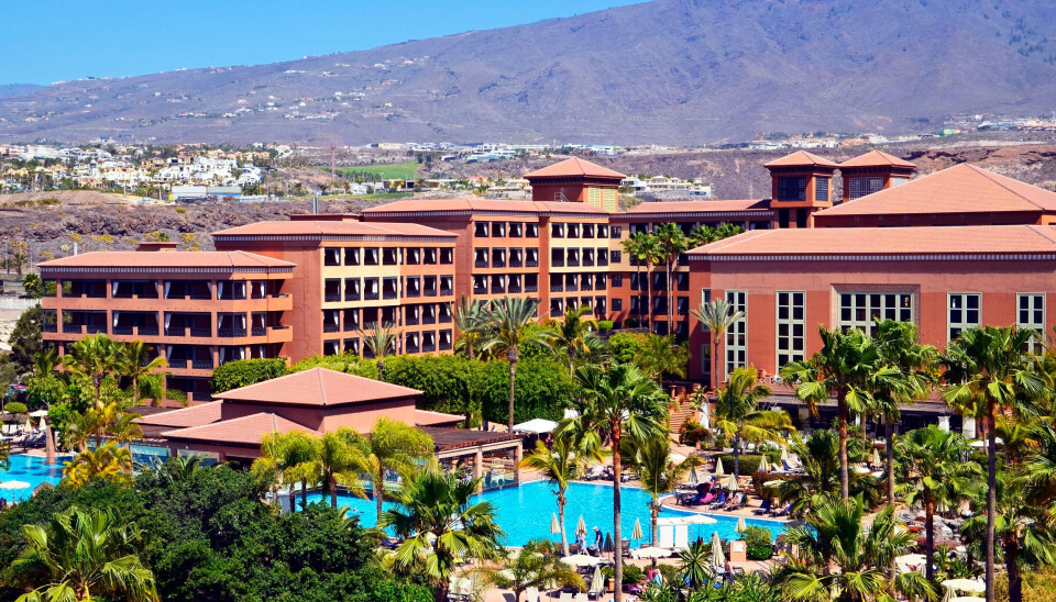 INNESTENGT: Rundt 1000 hotellgjester ble innesperret på H10 Costa Adeje Palace, på grunn av covid-19.