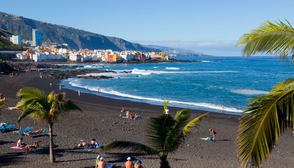 Playa de Jardín på Tenerife.