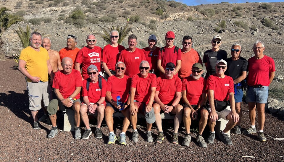 TURGJENGEN: Hver lørdag morgen går denne gjengen fra Arguineguín til Puerto Rico.