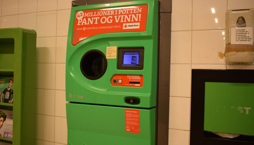 Arkivfoto av en norsk pandeautomat. Snart kan disse også dukke opp i spanske butikker.