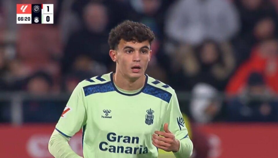 DEBUT: Liverpool-utlånte Stefan Bajcetic fikk sin debut for Las Palmas.