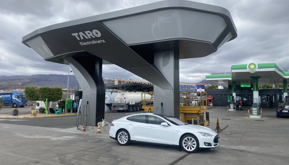 TTARO BP El Doctoral: Her er man garantert å få konsentrert solskinn på batteripakken.