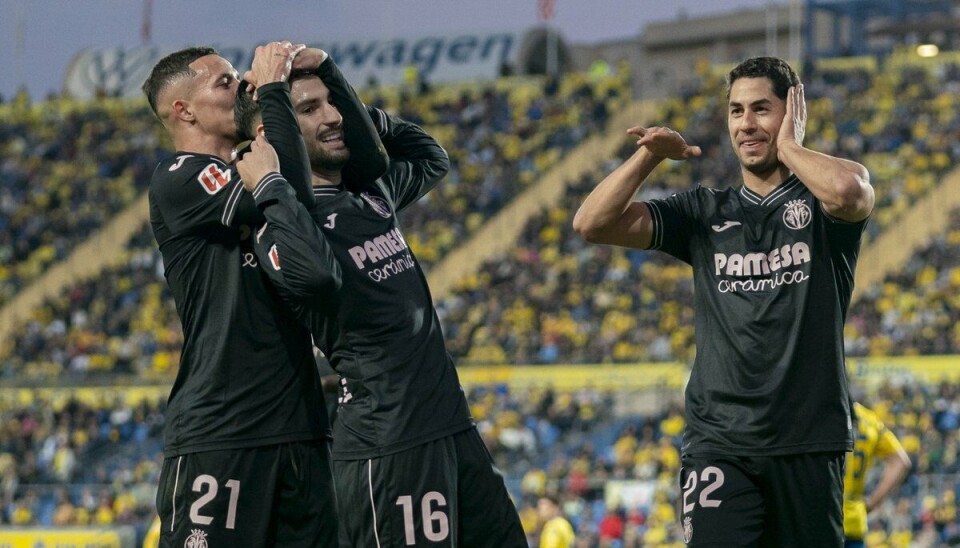 SCORET: Villareal går opp i 1-0 ledelse på Estadio de Gran Canaria.