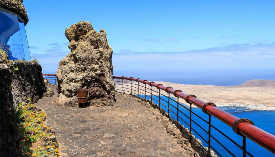 Mirador del Rio på Lanzarote.