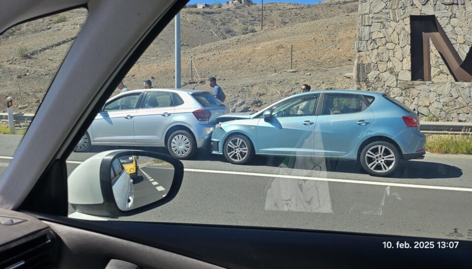 Trafikkaos etter ulykke