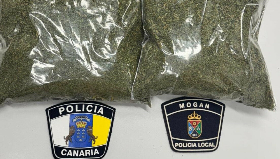 PÅGREPET: En mann ble tatt med en halv kilo marihuana i bilen i Arguineguín.