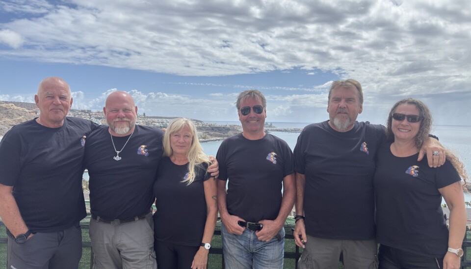Hanne Mikaelsen, Stefan Wide, Solveig Olsen, Dag-Roger Berg, Petter Malmo og Jan Kaspersen har startet en aldri så liten MC-klubb på Gran Canaria.