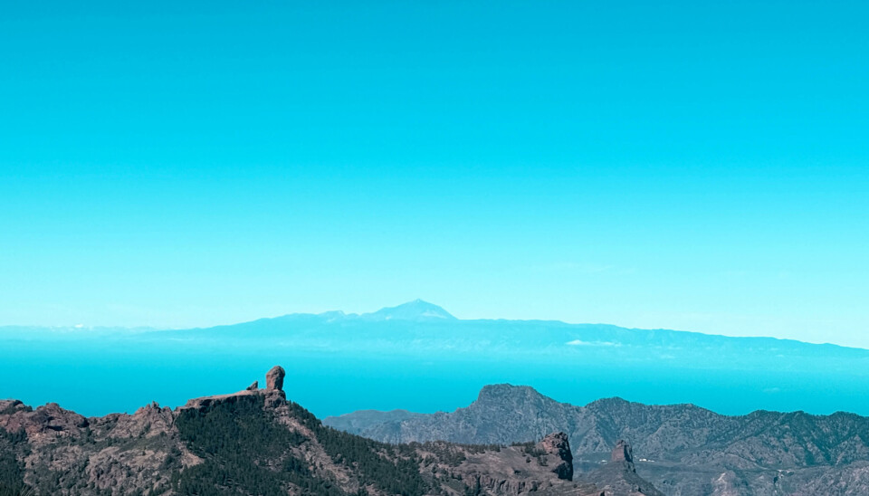 Utsikten fra Gran Canarias høyeste punkt, Pico de las Nieves.
