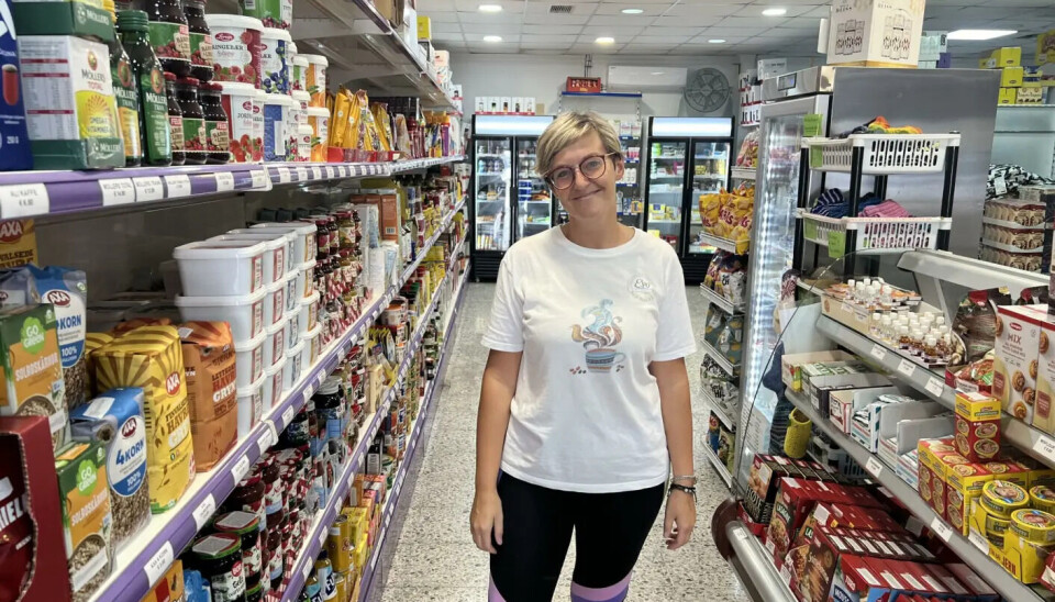 NORSKE MATVARER: Butikken bogner av diverse norske matprodukter.
