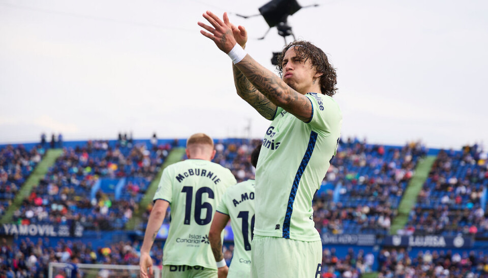 VANT: UD Las Palmas tok årets første seier da de slo Getafe 3-1 på bortebane.