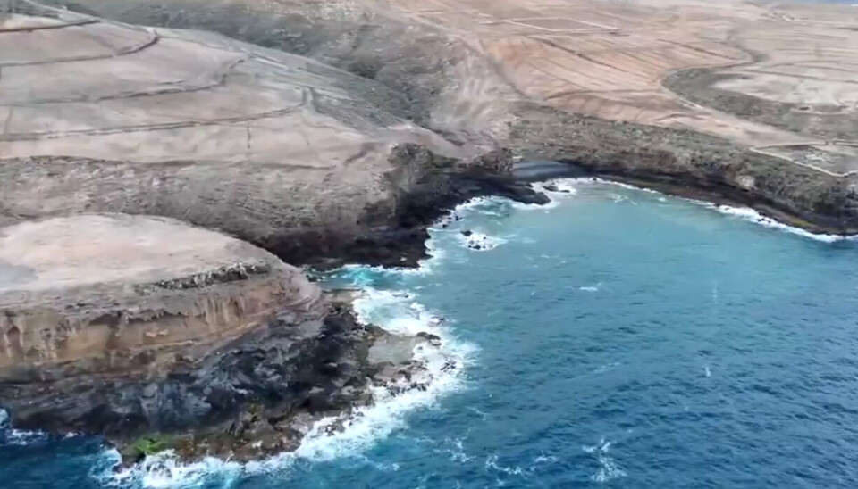 FUNNET: Mannen ble funnet ved kysten i Guía på tirsdag.