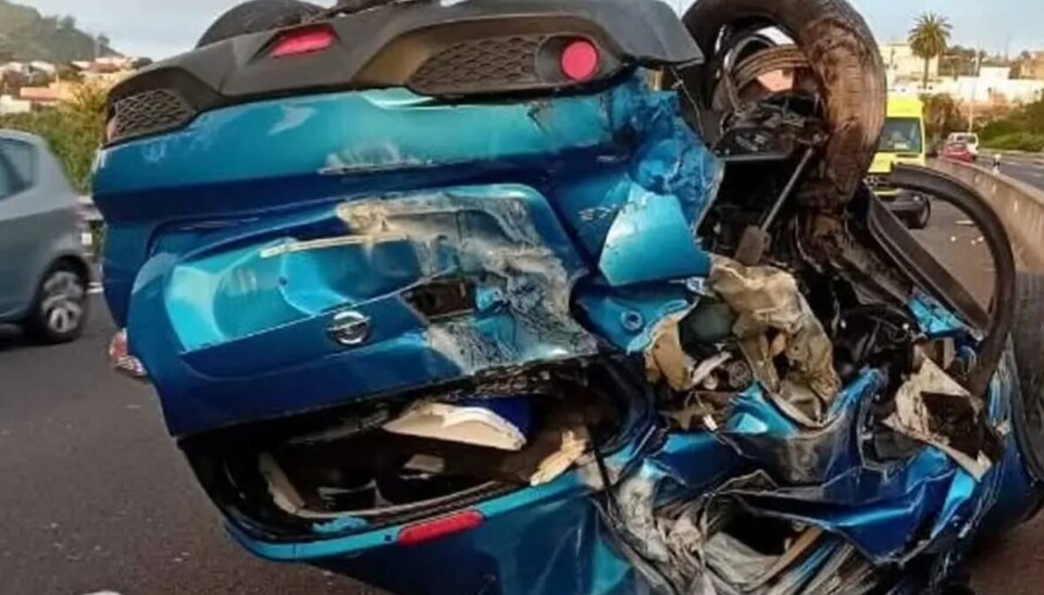 GIKK AMOK: En BMW-sjåfør gikk amok på TF-5 onsdag kveld.