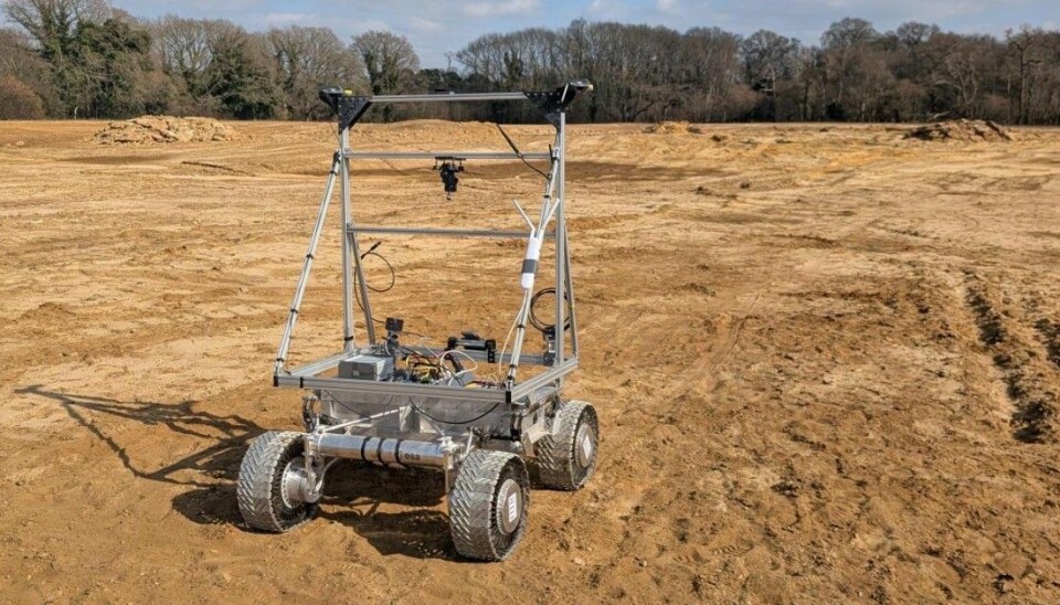 KARTLEGGER MÅNEN: Utstyret skal lage et 'Google Maps for månen', men først blir det testet på Fuerteventura.